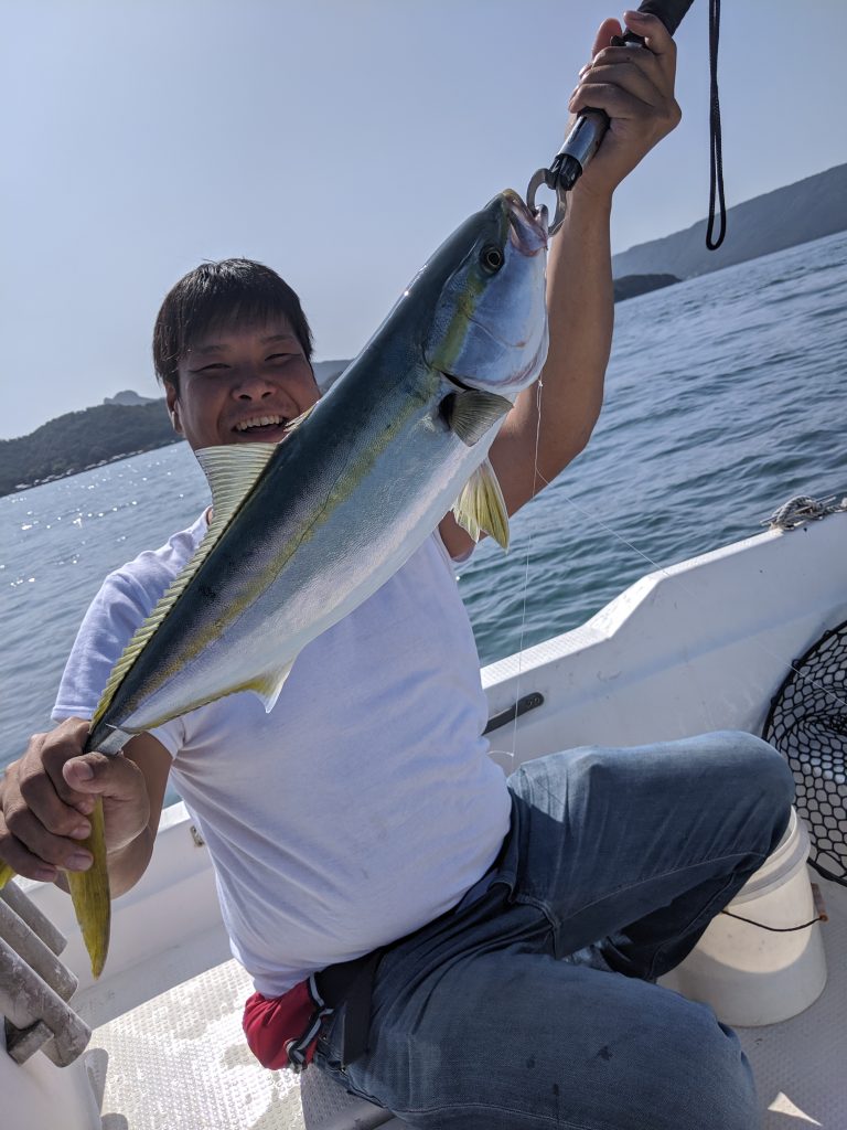 高松　ハマチ　飲ませ釣り　ノマセ　2019